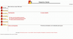 Desktop Screenshot of desportoesaude.projectos.esffl.pt